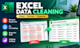 clean, format and organize your excel or CSV data
