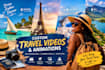 cinematic travel video editing and vlog editing