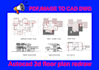 2d floor plan architectural drawing blueprint house plan