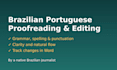 proofread and edit your brazilian portuguese text