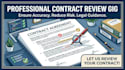 review the contracts that are already drafted