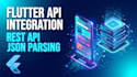 build a flutter app with API integration and data parsing