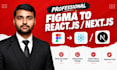 convert figma to reactjs or nextjs website