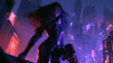 create cyberpunk character art