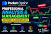 do pocket option analysis and management