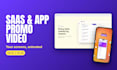 create a saas promo video or app promo video with animated ui screens