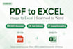 convert pdf to excel and image to text typing