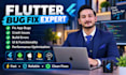 fix flutter app bugs, crashes and build errors