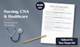 write an ats friendly nursing cna and healthcare resume