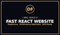 build a fast responsive react website
