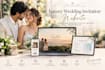 create a luxury personalized wedding invitation website