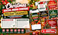 create christmas social media posts and holiday graphics