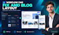 fix webflow cms issues and improve your blog layout