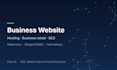 build a responsive business website with hosting and email setup
