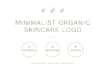 design minimalist organic skincare logo