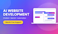 develop an ai website with chatbot integration