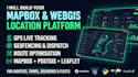 develop custom mapbox, webgis, and location intelligence platforms