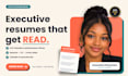 write an ats executive resume and CV