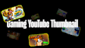 design amazing gaming youtube thumbnails