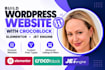 build wordpress website develop wordpress with crocoblock elementor jet engine