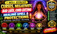 remove curses, negativity, bad luck, cord cutting, healing spell, protection