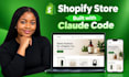 build shopify claude code website shopify store with claude shopify claude store