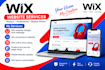 create wix website, wix web design redisign wix ecommerce wix online store