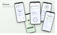 create a modern mental wellness mobile or web app UI UX in figma