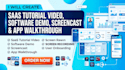 create saas tutorial video, software demo, screencast and app walkthrough