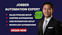 setup contractor jobber client management jobber follow up automation