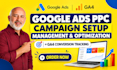 setup and manage google ads PPC campaigns ga4 conversion tracking ads manager