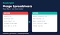 merge multiple spreadsheets into one clean master file