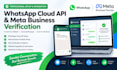 set up whatsapp cloud API, meta business verification and automation
