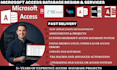 do your microsoft access database, desktop application, projects