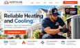 design wordpress hvac website heating cooling ac repair appointment booking site