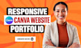 build your canva website ugc portfolio