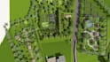 design landscape irrigation plan, sprinkler zones and drip irrigation layout