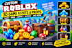 create custom 3d roblox game assets and props