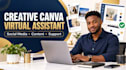 be your creative canva virtual assistant for social media content