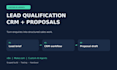 build ai lead qualification and CRM proposal automation