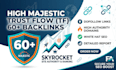 increase majestic trust flow tf 60 plus with quality backlinks