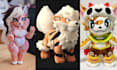 craft soft cuddly custom plush dolls pattern personalized plush toy from concept