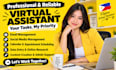 social media manager executive virtual assistant personal assistant data entry