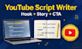 write engaging youtube script in hindi and english