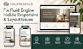 fix squarespace fluid engine mobile responsive and layout issues squarespace css
