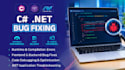 fix asp dotnet core, c sharp, web API and iis errors