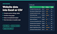 scrape website data into excel or CSV with python