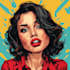 create  pop art illustrations for prints