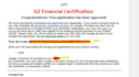 provide google ads g2 financial verification