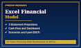 build an excel 3 statement financial model with dcf valuation